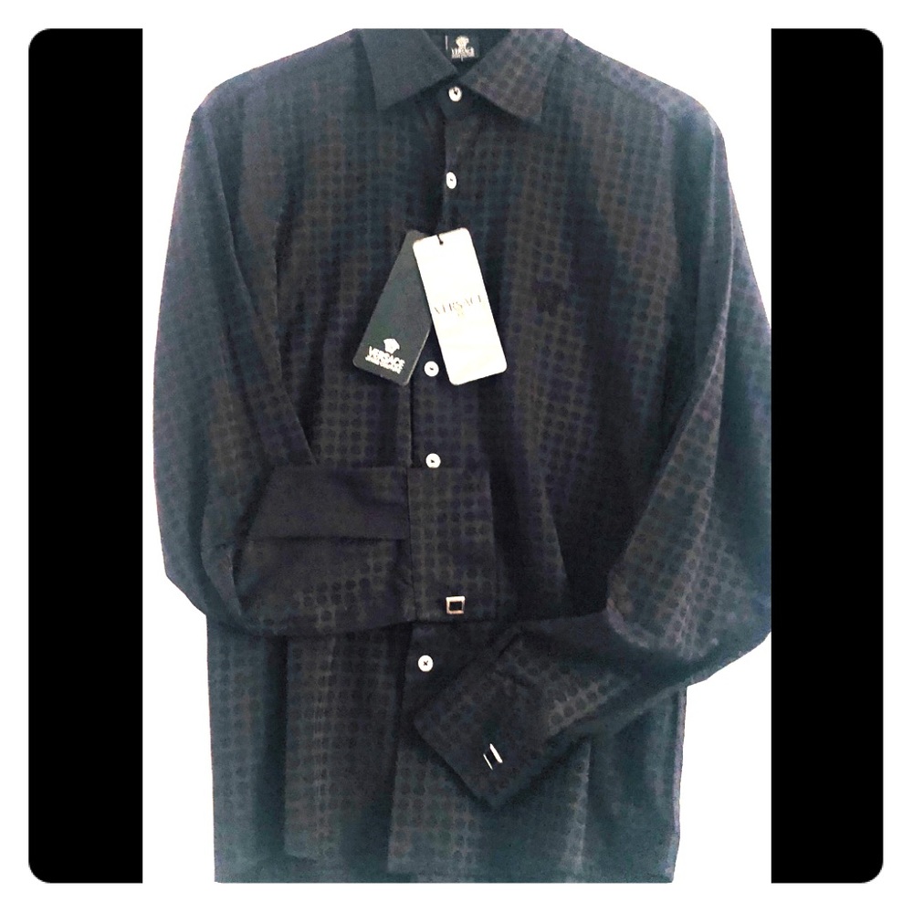 NWT Versace Jeans Couture Men’s Long Sleeve Black